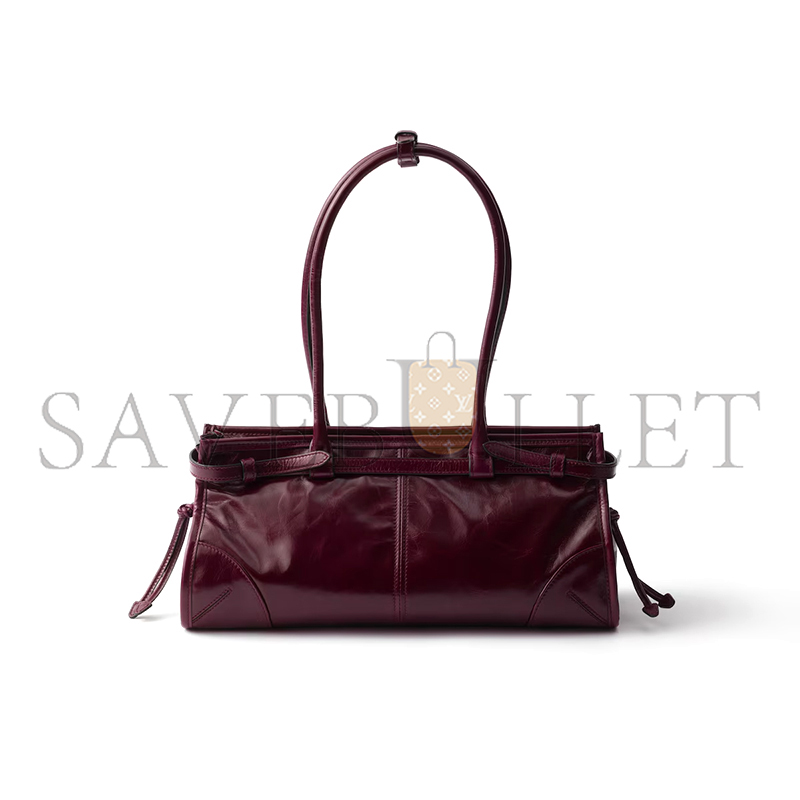 PRADA BONNIE MEDIUM LEATHER HANDBAG 1BA426 (32*15.5*12cm) PRADA BONNIE MEDIUM LEATHER HANDBAG 1BA426 (32*15.5*12cm)